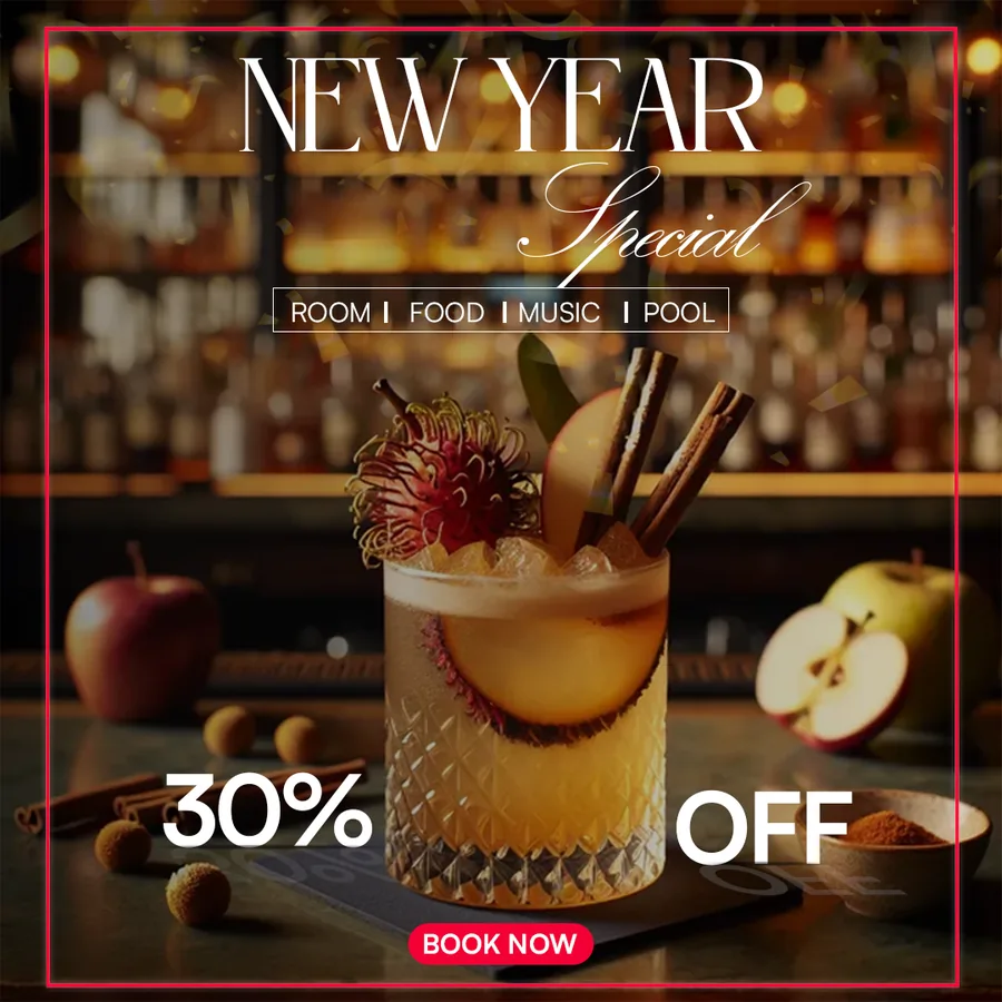 New Year hospitality campaign creative